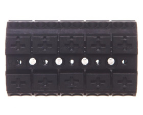 Blok zasilający 5P 4-przewodowy 4mm2 czarny 862-515 /200szt./