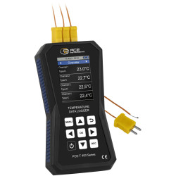 PCE Instruments PCE-T 420 Temperature Logger: Supports -200 to 1800&#xB0;C