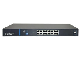 Switch PoE Desktop 18x port RJ45 (16x PoE+ Gigabit Ethernet 1000Mb/s i 2x SFP Uplink Gigabit Ethernet ) przełącznik niezarządzal