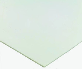 Arkusz z gąbki gumowej, Biały, 1.25g/cm³, 600mm x 600mm x 6mm, RS PRO