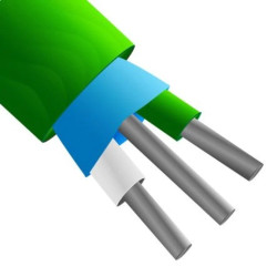 Przewód termoparowy Ekranowany, -10 → +105 C., dł. 100m, izolacja: Mylar, 7-żyłowy, RS PRO