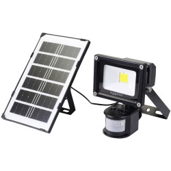 Sygonix SY-5461108 Solar spotlight&#x2B;motion detector 10W Neutral white