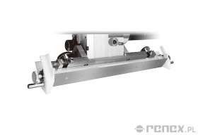 Metalowa rakla (ostrze + uchwyt), długość: 530 mm