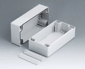 PC enclosure, (L x W x H) 120 x 65 x 80 mm, light gray (RAL 7035), IP66, C2108162