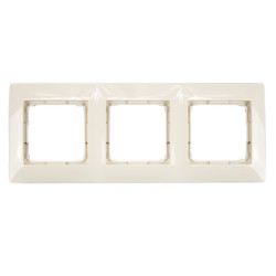 Ramka potrójna kremowa DR3/41 Kontakt Simon54