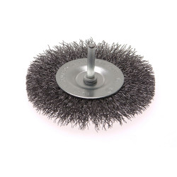 Faithfull 5310006130 Wire Brush 100mm x 6mm Shank, 0.30 Wire