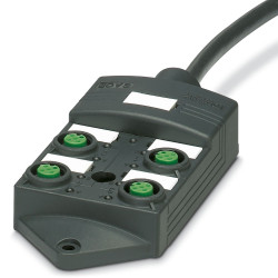 Skrzynka czujnika porty: 4 M12 kabel: 10m