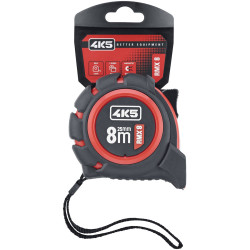 4K5 Tools 606.100-8 RMX 8m Tape Measure Magnetic Hook Rubberised Housing