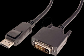 11.99.5612 DP 1.1 to DVI 24.1 connector, 2K 60 Hz, 5 m