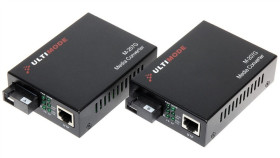 Media Konwerter Jednomodowy Komplet Txrx M-207G Ultimode