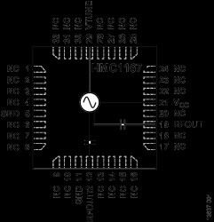 12.17 GHz to 13.33 GHz MMIC VCO with Half Frequency Output