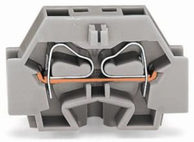 Złączka 2-przewodowa 4mm2 szara ze stopką montażową 262-311 /50szt./