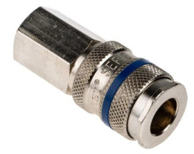 Szybkozłączka pneumatyczna, materiał Stal, złącze G 3/8 żeńskie, RS PRO CEJN 320, JWL 520, JWL 530, Legris, Parker PEF,