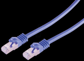 BS75512-V patch cable, Cat.7 raw cable, PIMF, LSZH, purple, 20 m