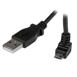 Kabel USB Złącze A USB A Złącze B Micro USB typu B dł. 1m Kabel USB-A do USB Micro-B USB 2.0 kolor: Czarny