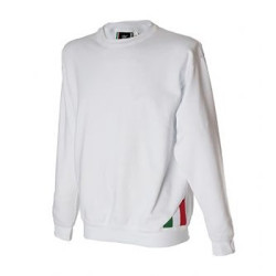 Sweter, 988255, Unisex, S, S, Biały, Bawełna 100