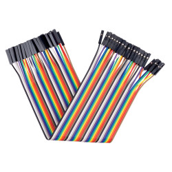 Rapid RW-D40-FF Jumper Wire Ribbon Dupont Cable F-F 40 Way Ribbon 200mm