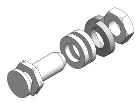 Wkręt Zestaw śrub do Złącze D-Sub FCT from Molex