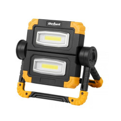 Reflektor akumulatorowy 20W z kablem USB 6500K REBEL