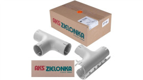 Łącznik Składany Trójnik Lst 16 Szary Do Rur Sztywnych (Rl I Rlm) Oraz...