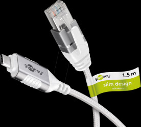 74386 Network adapter, cable, USB 3.1 type C, Gigabit Ethernet, 1,5 m