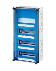 Skrzynka modułowa Mi, IP 65, wlk.4 - 3x12 modułów, z dod. szyną nośną Mi 1440 2000607