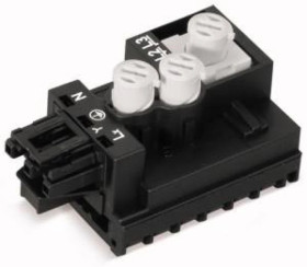 Moduł odejściowy 3-torowy czarny WINSTA IDC 772-263 /10szt./