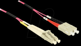 84683 Duplex-LWL, LC/SC, 50/125µ, 5m, OM4