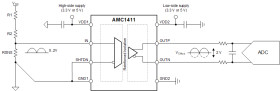 2-V input, precision voltage sensing reinforced isolated amplifier with high CMTI