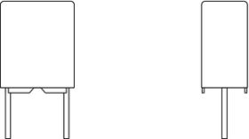 MKP416 AC and Pulse Metallized Polypropylene Film Capacitors MKP Radial Potted Type
