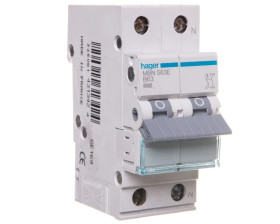 Wyłącznik nadprądowy 1+N B 63A 6kA AC MBN563E