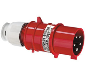 Zwrotnica faz TE z zintegrowanym zadławieniem MULTI-GRIP 32A 5p 400V 6h IP44 2288