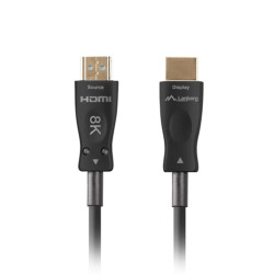 Kabel HDMI 2.1, 8K, aktywny światłowodowy, długość 80m