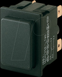 01662.0101-00 Push-button OFF-(ON), 1 NO, 250 V AC/16 A, black