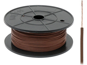 Kabel pojedyńczy 0,75mm FLRY brązowy 1m