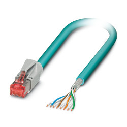 Kabel Ethernet Cat6 długość 2m Z zakończeniem Phoenix Contact Poliuretan l. żył: 7 średnica 6.4mm