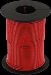 KL025RT50 Stranded Copper Wire 0.25qmm red Coil 50m