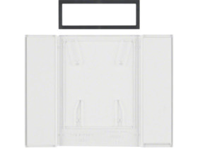 B.IQ Pole opisowe do przycisków B.IQ 4-kr przezroczyste 75900081 HAGER