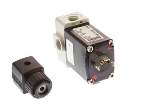 Zawór elektromagnetyczny 24 V DC Burkert 2-drogowy G żeńskie 1/4 cala 1/4cal NC