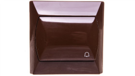 Akcent Przycisk /Dzwonek/ Brązowy Łp-6A/24