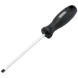 Draper 13541 Slotted Parallel Hard Grip Screwdriver, 5.5 x 125mm