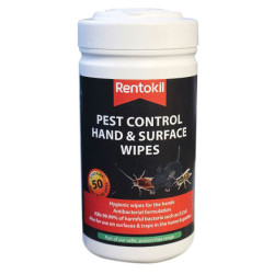 Rentokil FPW44 Pest Control Hand &amp; Surface Wipes