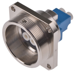 Adapter światłowodowy typ LC do LC Duplex Wielomodowy rozmiar 125μm Niebieski, Metal Telegartner