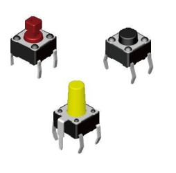 Diptronics DTS-65K-V Przełącznik przyciskowy DTS-65K-V, 12 V/DC, 50 mA, 1 szt.