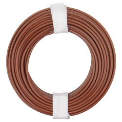 Donau 125-018 Strand 1x0.25mm&#xB2; Brown Wire 10m