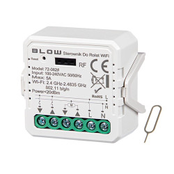 Inteligentny sterownik rolet WiFi Smart Life (Tuya) Blow / 72-082