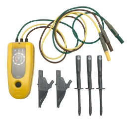 Wskaźnik kolejności faz MS-153 Sonda pomiarowa CAT III 400 V 100 x 60 x 25mm 100g 25mm 100mm 60Hz 400V 50 Hz 90V MS-153