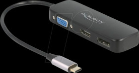 64156 USB Type-C to VGA multi-port adapter, HDMI, DisplayPort