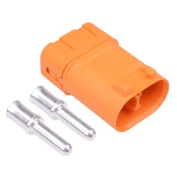 LFB50-M Male 2-Pin Silver Plated Connector 65A AMASS