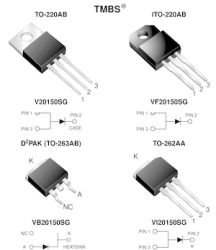 V20150SG-E3 High Voltage Trench MOS Barrier Schottky Rectifier
